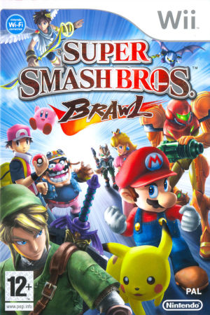 super smash bros brawl clean cover art